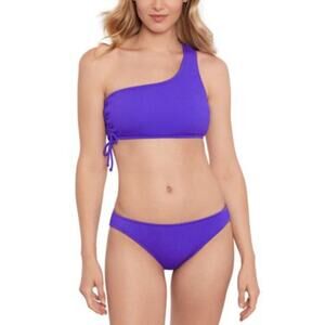 Salt + Cove Juniors One-Shoulder Bikini Top & Hipster Bottom Set L NWT
